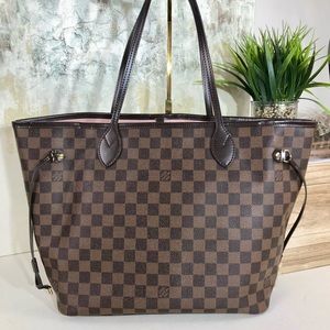 Louis Vuitton Neverfull MM DE Rose Ballerine Tote Bag